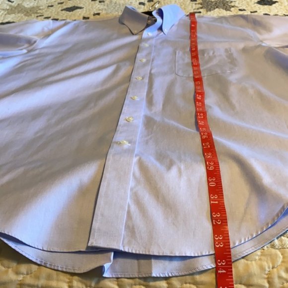 Land’s End Pinpoint Oxford Short Sleeve Shirt - Picture 7 of 12